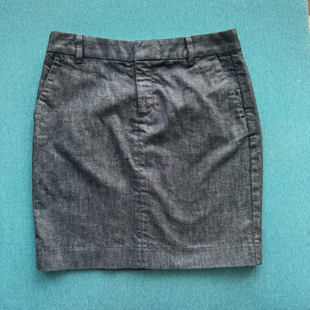 GAP Dark Blue Wash Denim Skirt